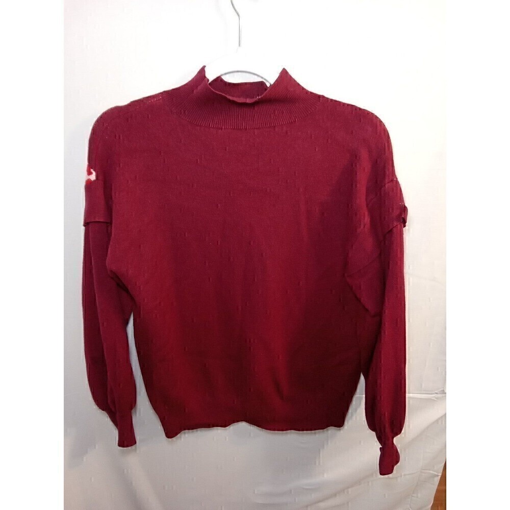 Crown & Ivy Womens small red sweater - Picture 7 of 10
